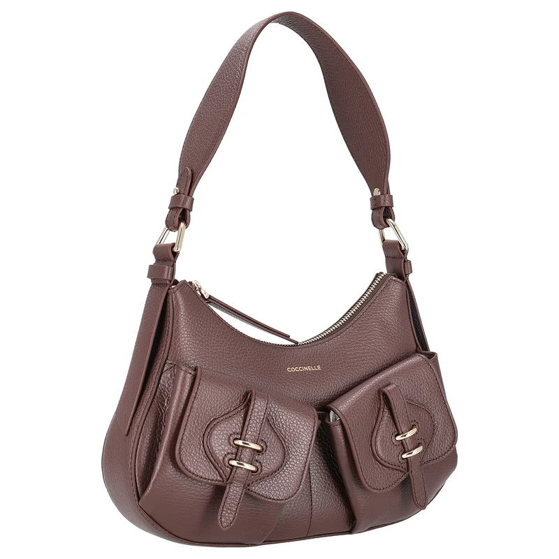 Coccinelle Mavery Pocket - Schultertasche 29 cm (berry)