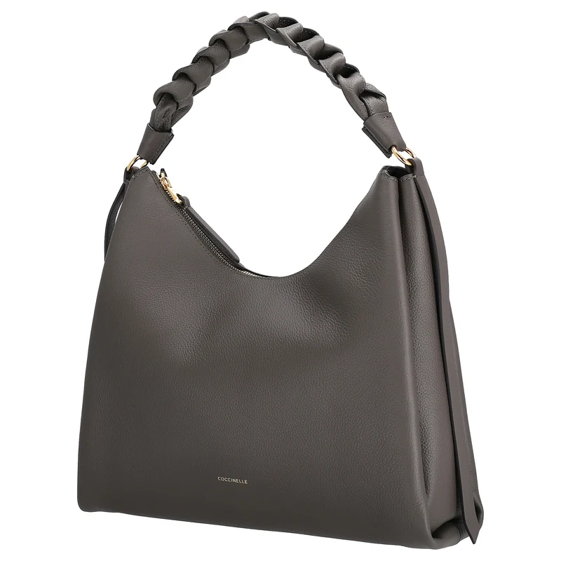 Coccinelle Boheme Grana Double - Schultertasche M 34 cm (fango/honey)