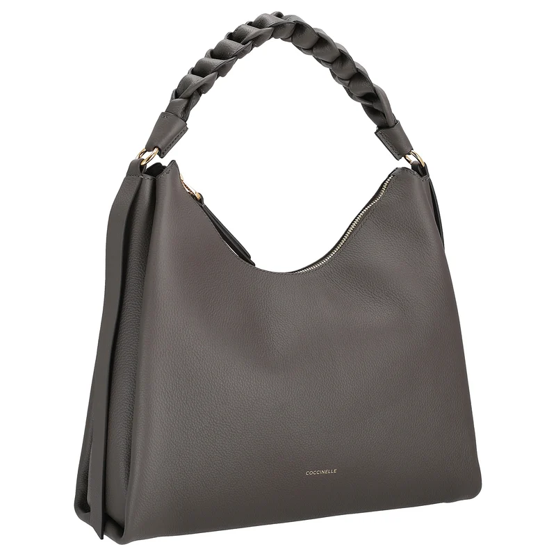 Coccinelle Boheme Grana Double - Schultertasche M 34 cm (fango/honey)