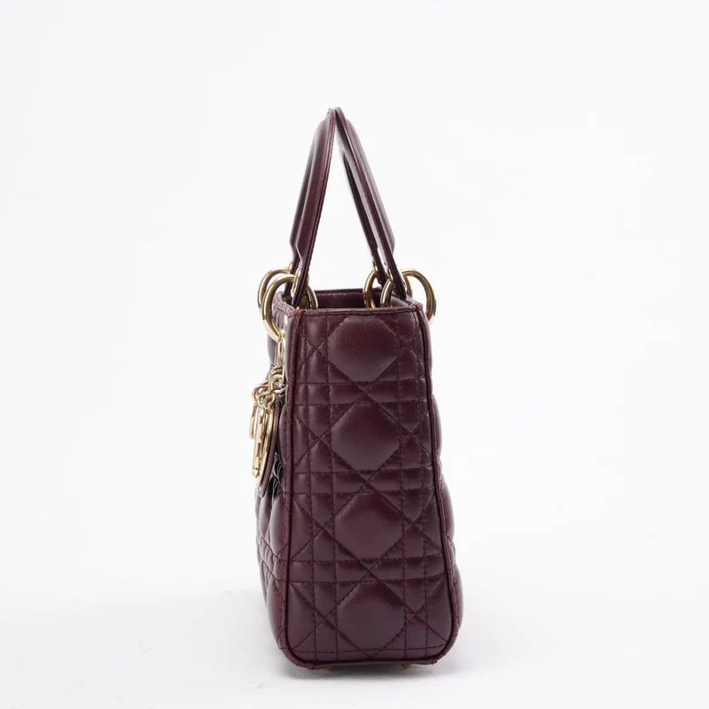 Dior Kleine Lady Dior My ABCDior Tasche in Burgunderrot 2018