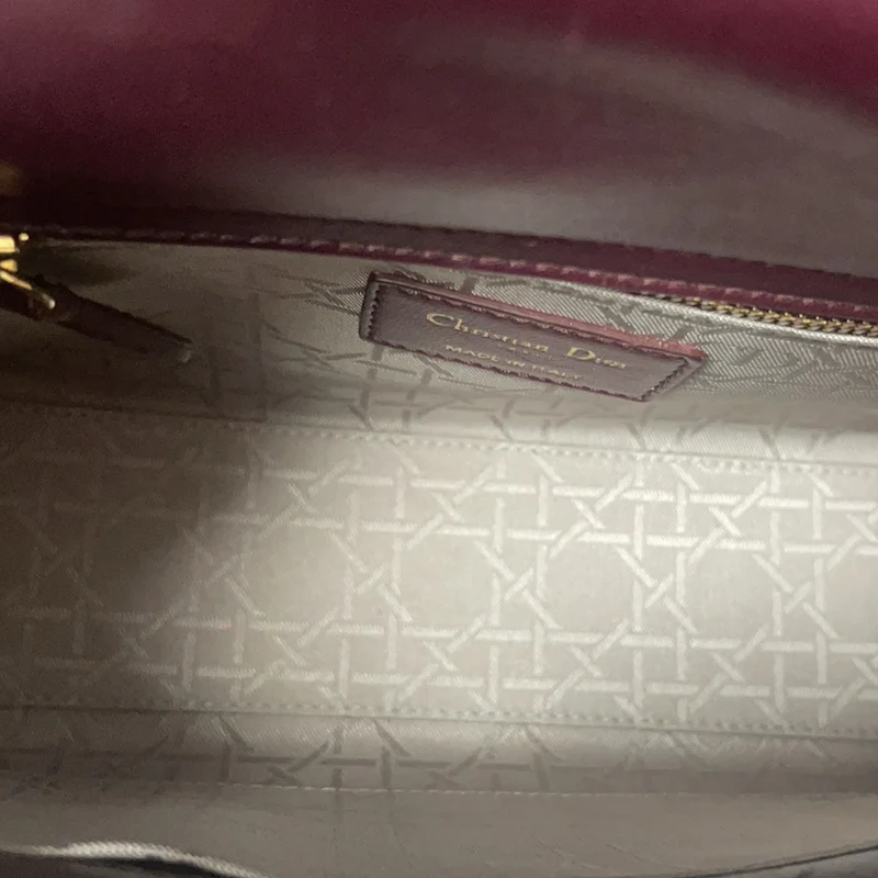 Dior Kleine Lady Dior My ABCDior Tasche in Burgunderrot 2018