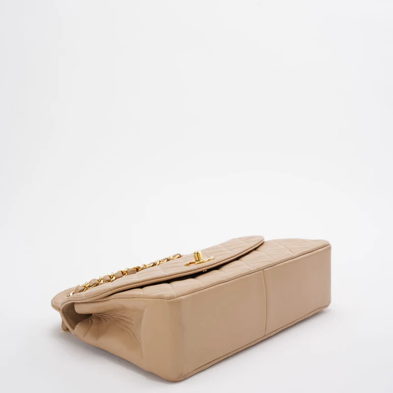 Chanel Beige Vintage Zeitlose Trendy Flap Bag 2011-2012