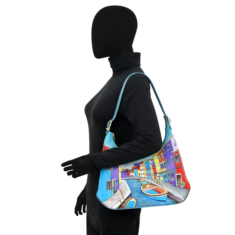 Hobo-Tasche mit schmaler Schulter - 714