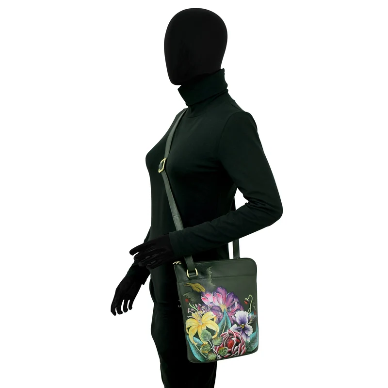Organizer Crossbody mit verlängertem Seitenreißverschluss - 493