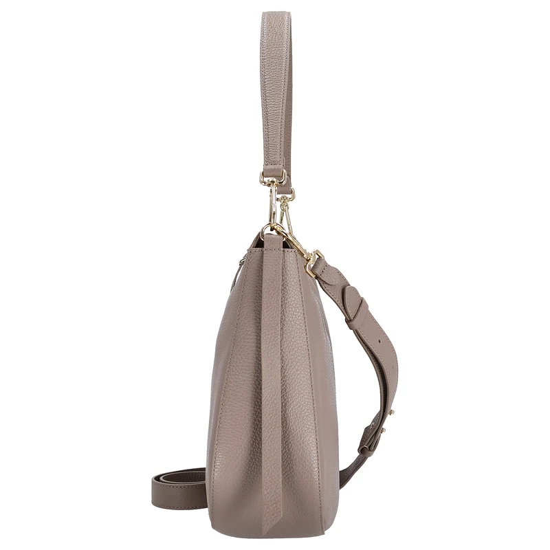 Coccinelle Nory - Schultertasche 36 cm (warm taupe)