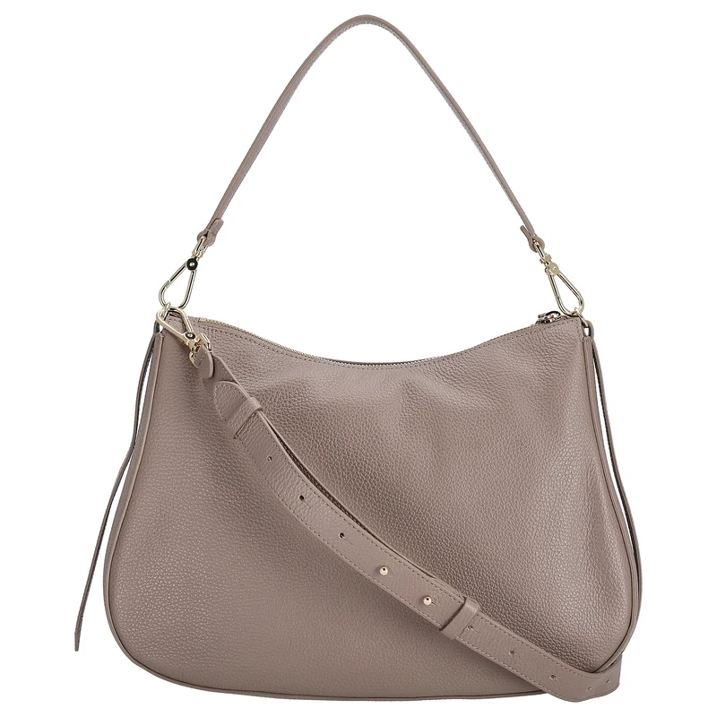Coccinelle Nory - Schultertasche 36 cm (warm taupe)