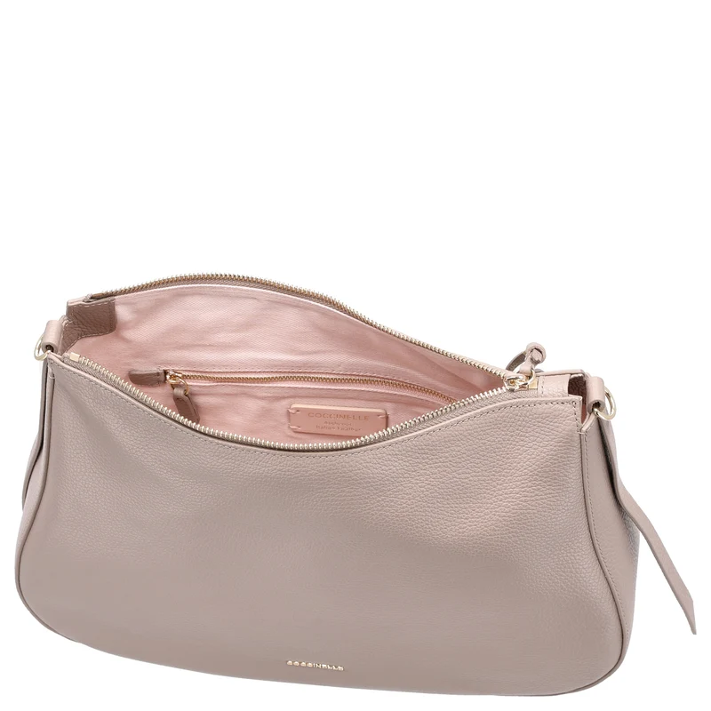 Coccinelle Nory - Schultertasche 36 cm (warm taupe)