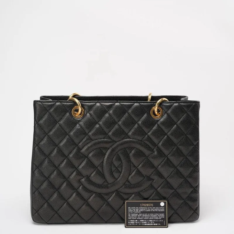 Chanel Schwarze Grand Shopping Tote (GST) 2012-2013