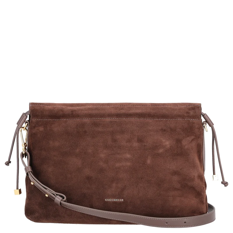 Coccinelle Lidia Suede Bim - Schultertasche 31 cm (brunette/brunet)