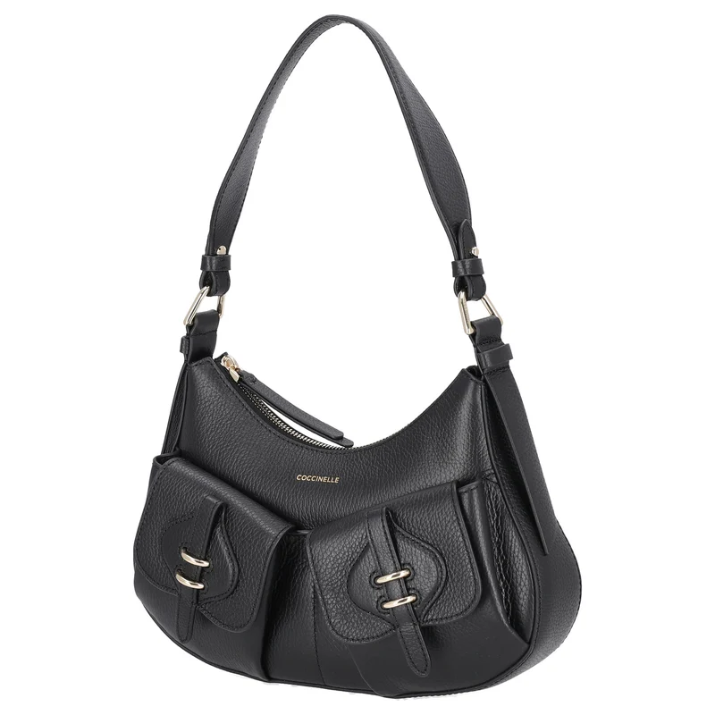 Coccinelle Mavery Pocket - Schultertasche 29 cm (noir)