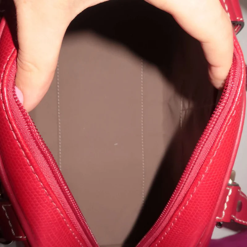 Lancel Medium Size Leather Shoulder Bag