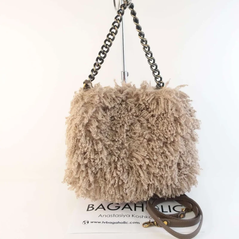 Iceberg Faux Fur Crossbody Bag