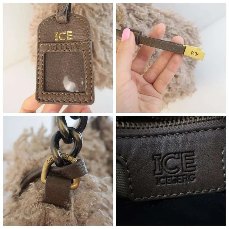 Iceberg Faux Fur Crossbody Bag