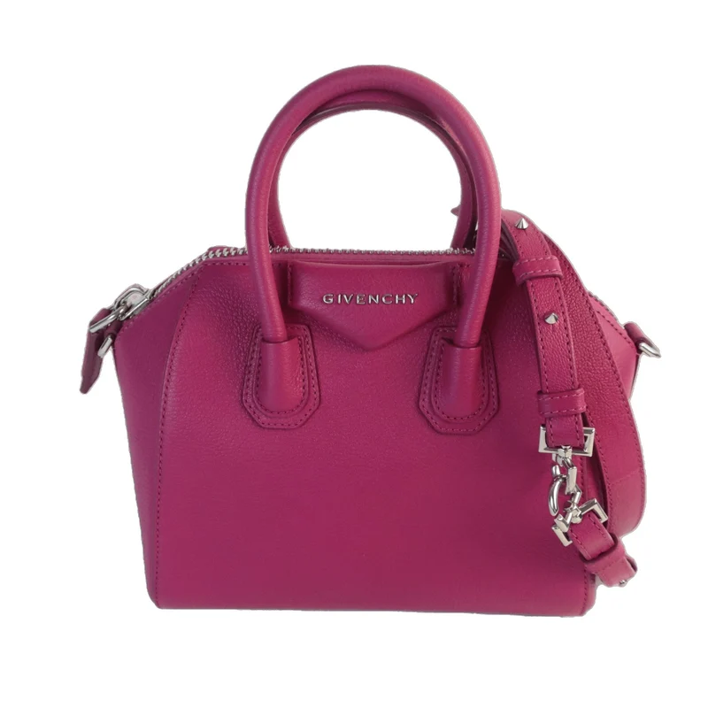 Givenchy Fuchsia Leather Mini Antigona Satchel