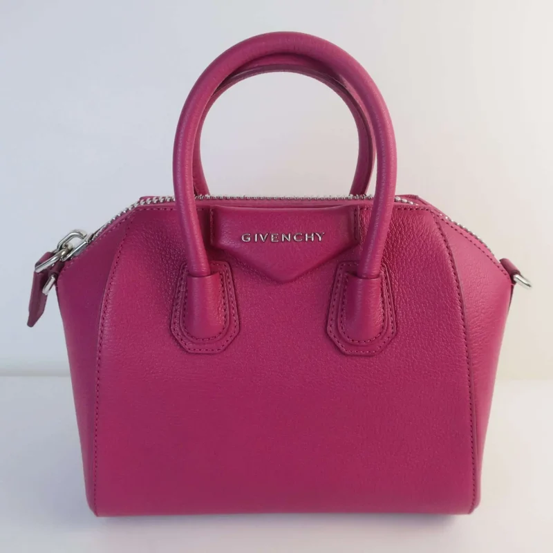 Givenchy Fuchsia Leather Mini Antigona Satchel