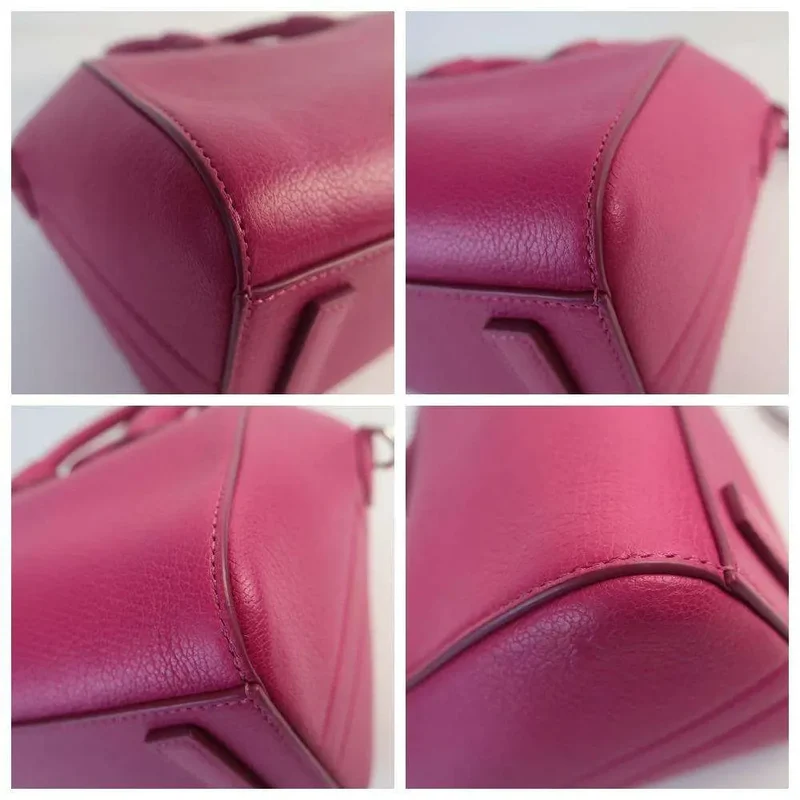 Givenchy Fuchsia Leather Mini Antigona Satchel