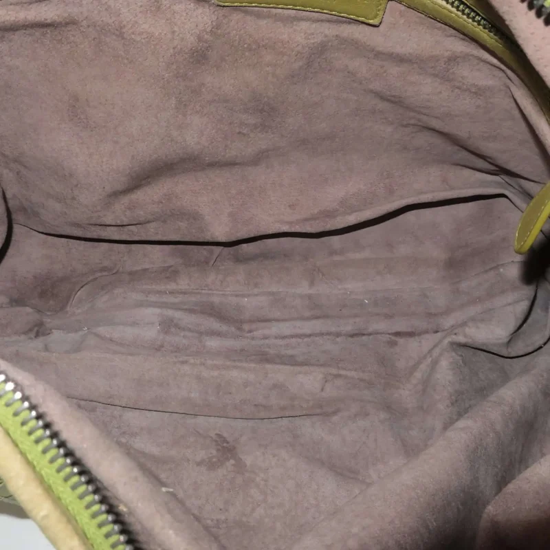 Bottega Veneta Green Intrecciatto Shoulder Hobo bag