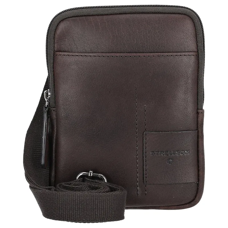 Strellson Hyde Park 1.0 Brian - Umhängetasche XXS 18 cm (darkbrown)