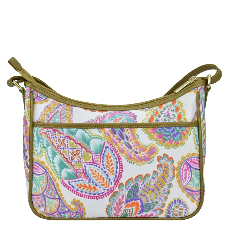 Stoff mit Lederbesatz East/West Hobo - 12013