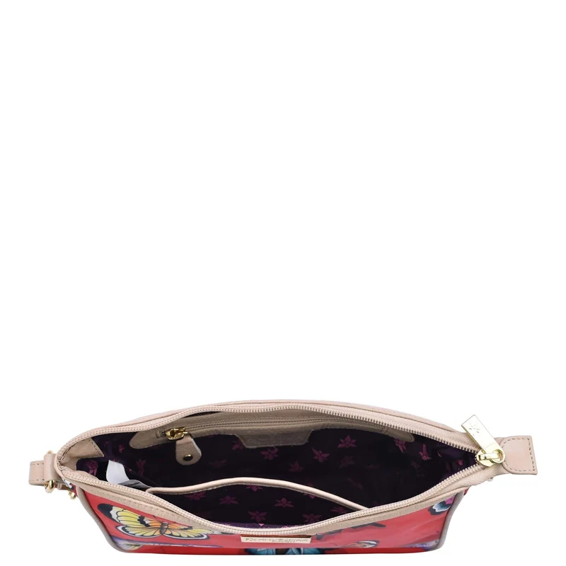Stoff mit Lederbesatz East/West Hobo - 12013