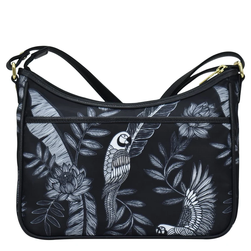 Stoff mit Lederbesatz East/West Hobo - 12013