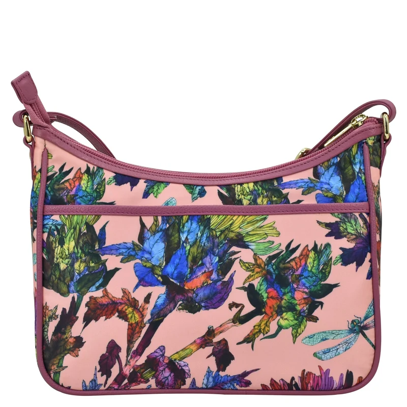 Stoff mit Lederbesatz East/West Hobo - 12013