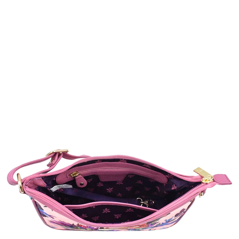 Stoff mit Lederbesatz East/West Hobo - 12013