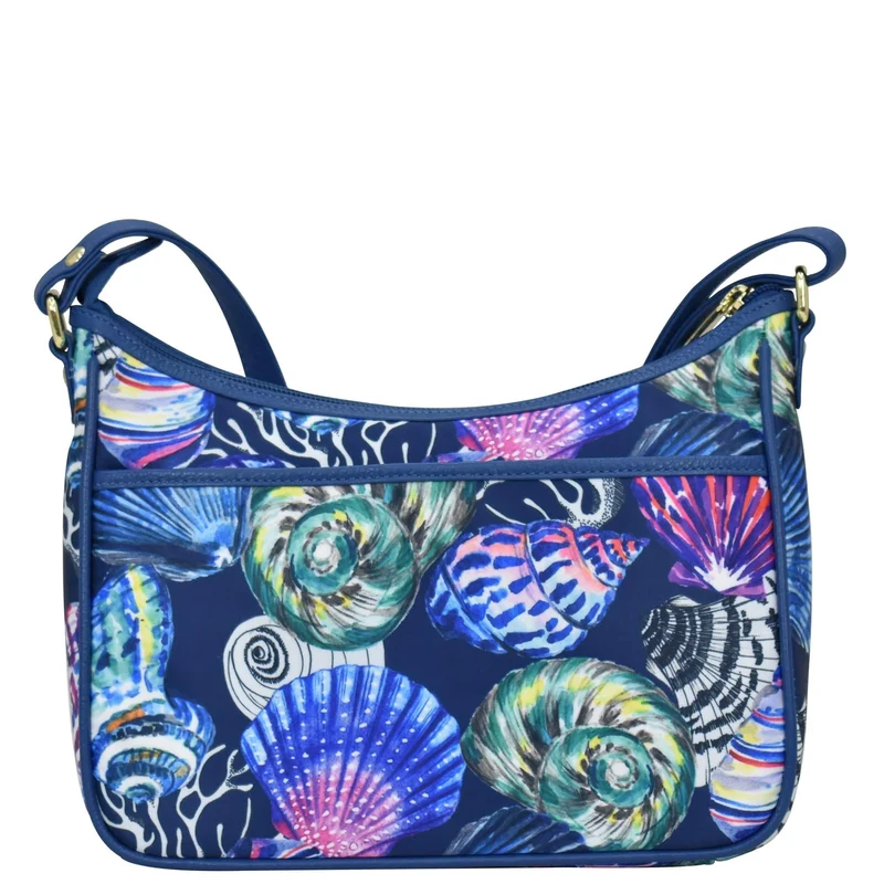 Stoff mit Lederbesatz East/West Hobo - 12013
