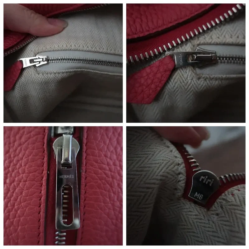 Hermes Rose Jaipur Taurillion Clemence O Square (2011) PHW Victoria II Handbag