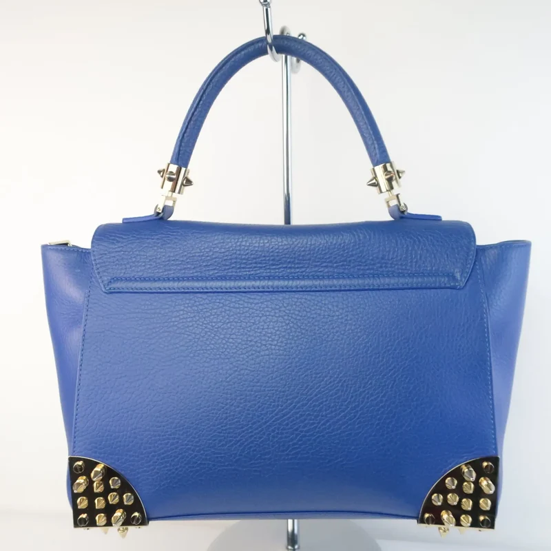 Philipp Plein Blue Crossbody Top Handle Bag
