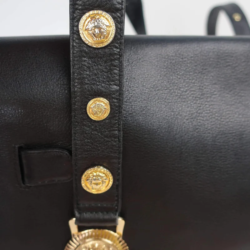 Versace Vintage Black Bag
