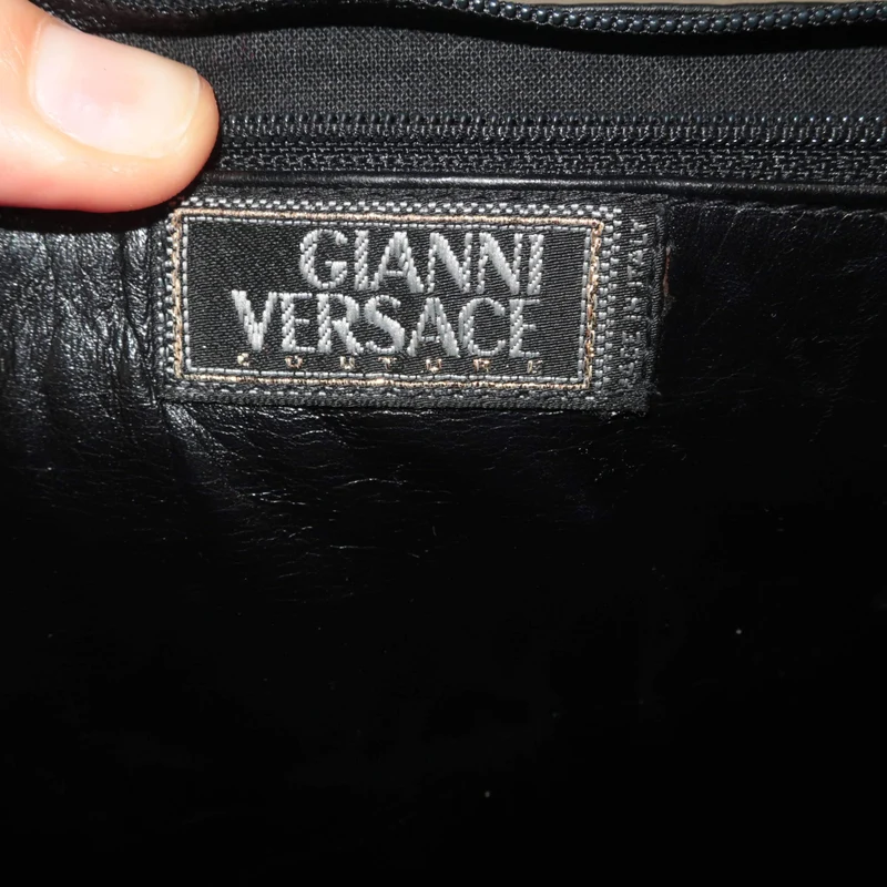 Versace Vintage Black Bag