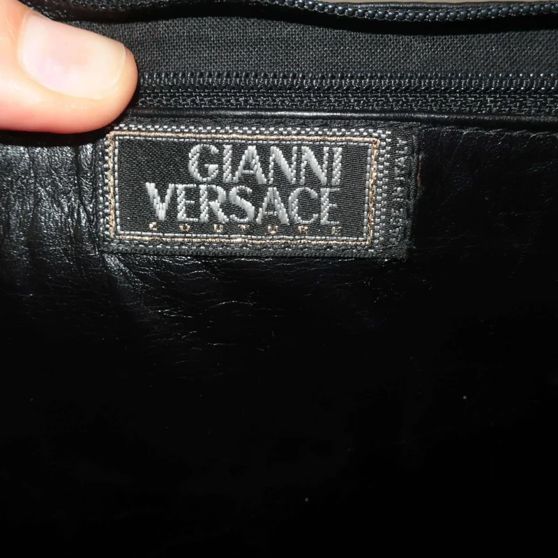 Versace Vintage Black Bag