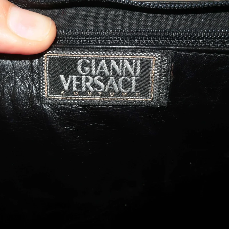 Versace Vintage Black Bag