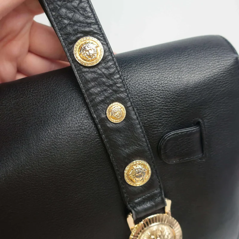 Versace Vintage Black Bag
