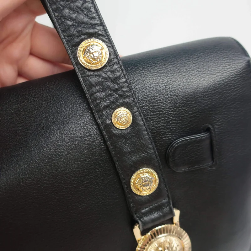 Versace Vintage Black Bag