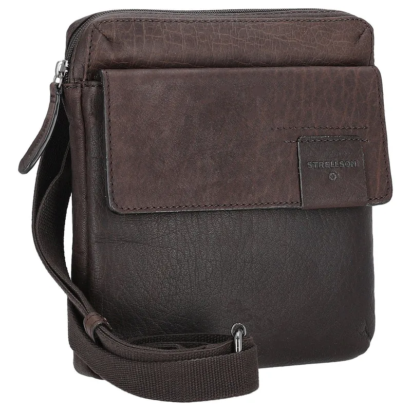 Strellson Hyde Park 1.0 Marcus - Umhängetasche XS 22 cm (darkbrown)