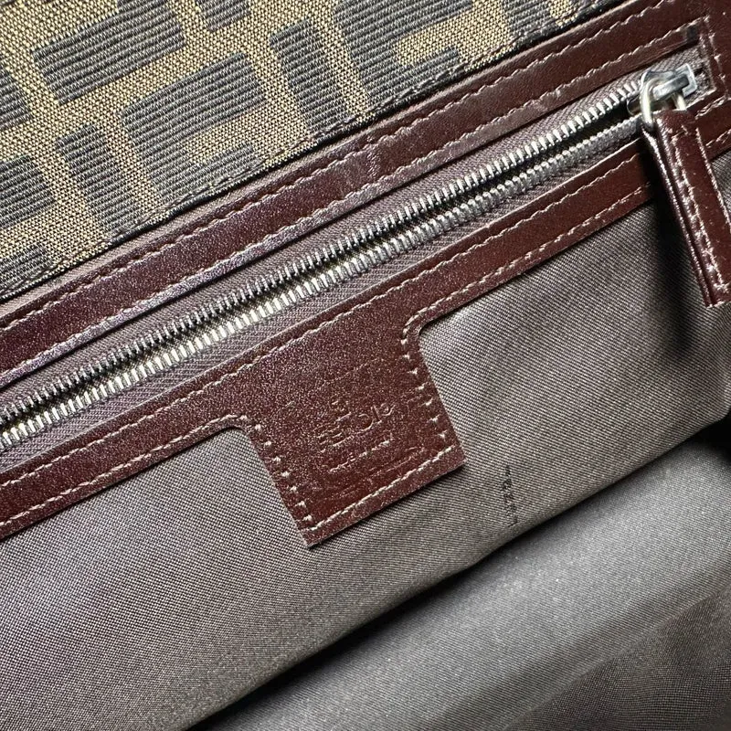 Fendi Vintage Zucca Tasche mit doppeltem Henkel