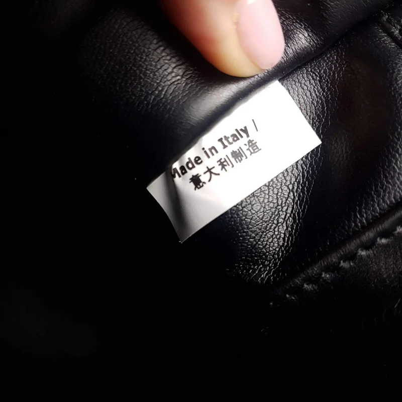 Iceberg Trapezium Black Leather Bag