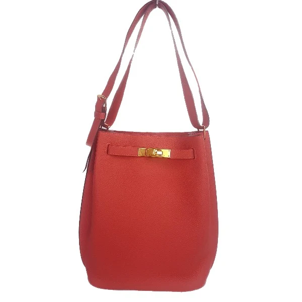 Hermes Rose Jaipur Veau Togo So Kelly GHW Shoulder Bag