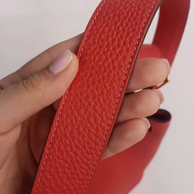 Hermes Rose Jaipur Veau Togo So Kelly GHW Shoulder Bag