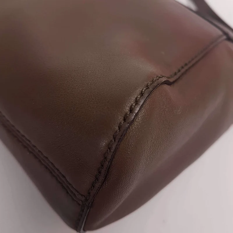Salvatore Ferragamo Brown Leather Abbey Crossbody Bag