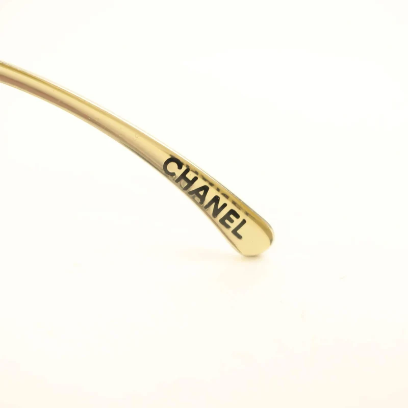 Chanel Cat Eye Bow Sunglasses Black