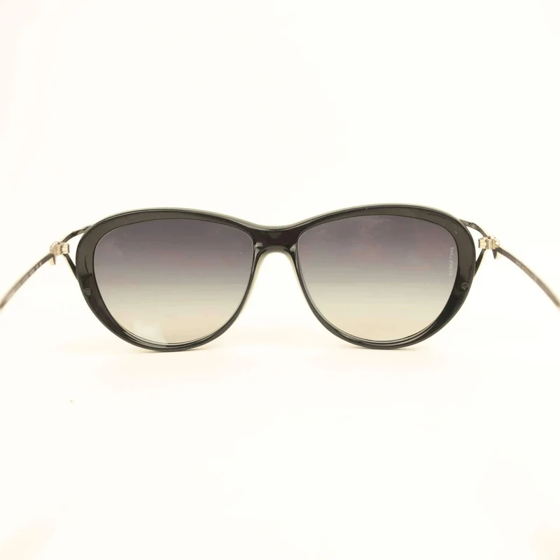 Chanel Cat Eye Bow Sunglasses Black
