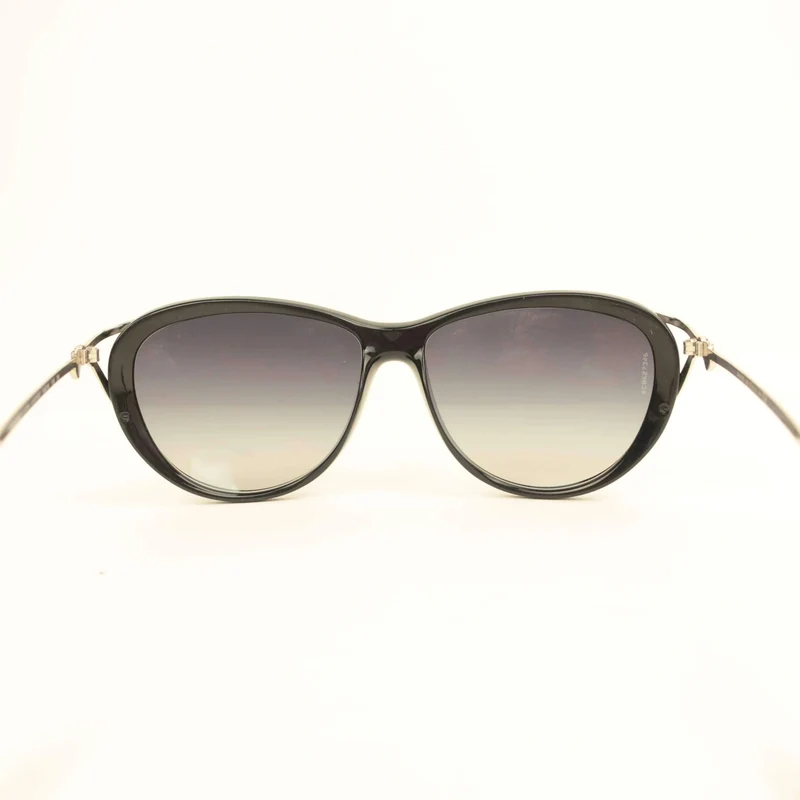 Chanel Cat Eye Bow Sunglasses Black