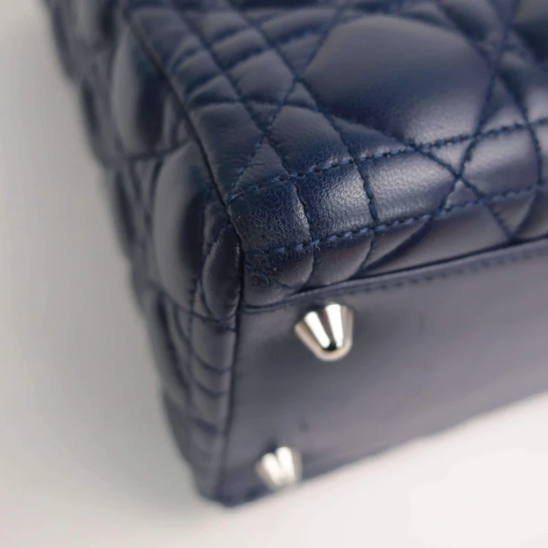 Dior Lady Dior Large Lambskin Shoulder Bag