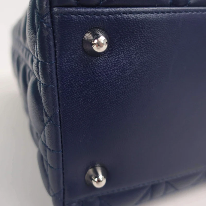 Dior Lady Dior Large Lambskin Shoulder Bag