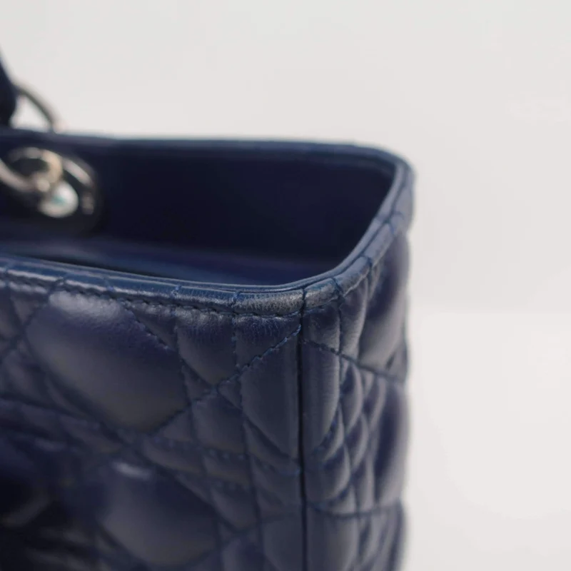 Dior Lady Dior Large Lambskin Shoulder Bag