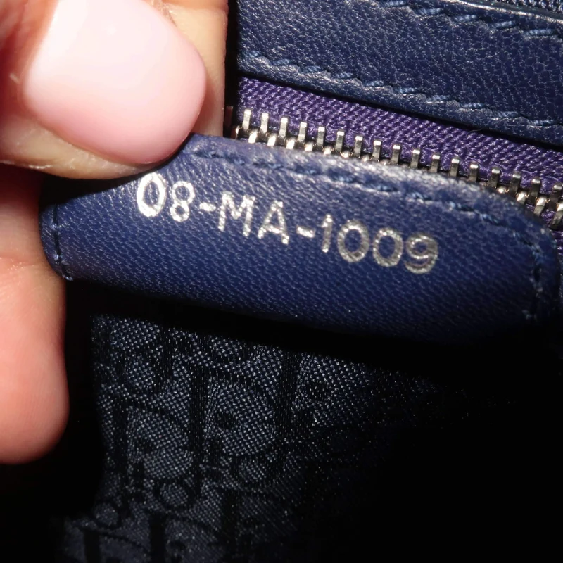 Dior Lady Dior Large Lambskin Shoulder Bag