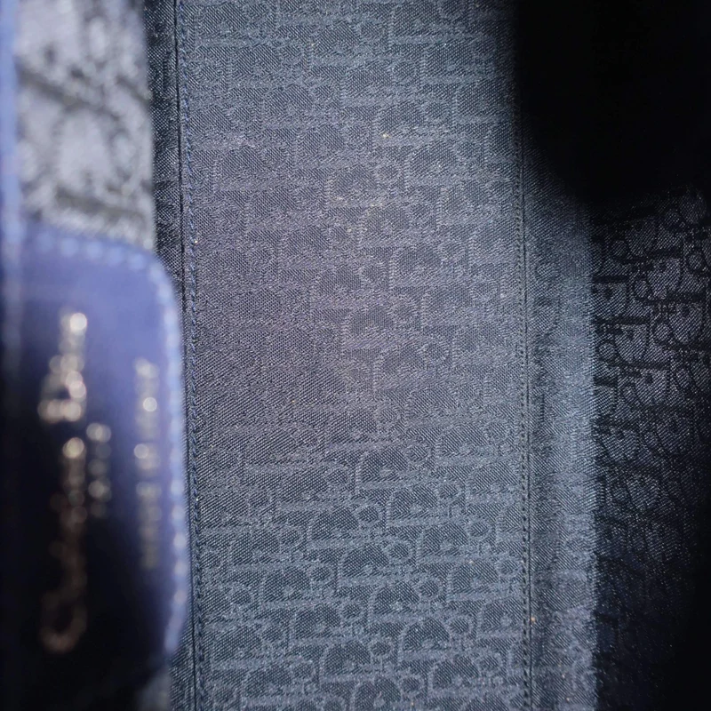 Dior Lady Dior Large Lambskin Shoulder Bag